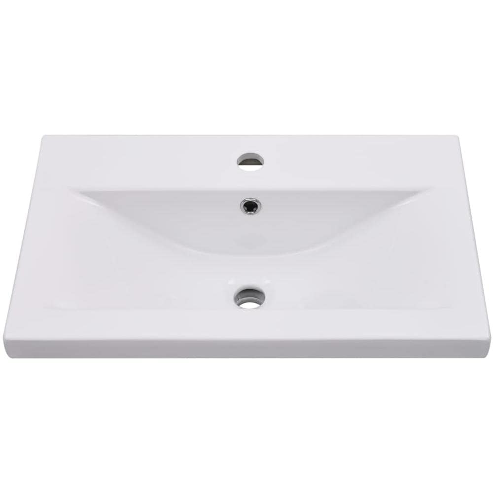 Set Mobili da Bagno Bianco in Truciolato - Foto 9