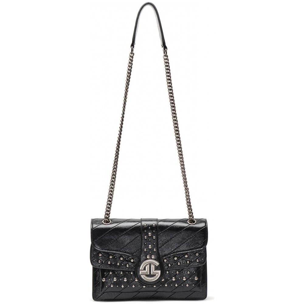 Borsa Donna Gaëlle Regular Shoulder Bag Ecopelle Trapuntata Nero B22ge42 Gbda2842 Media - Foto 1