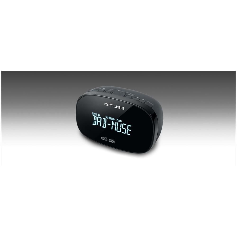 Dab+ / fm Dual Alarm Clock Radio M-150 Cdb Funzione Sveglia, Ingresso Aux, Nero - Foto 6