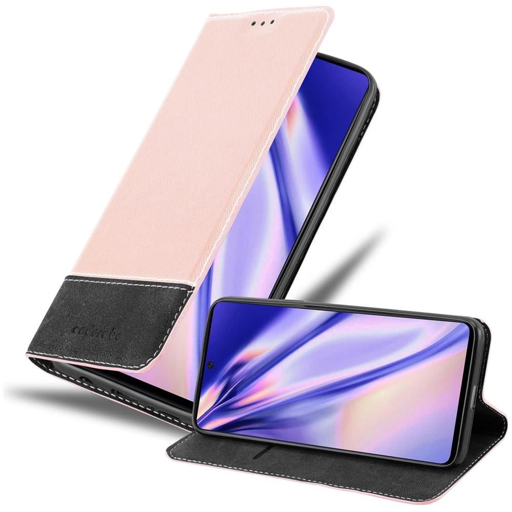 Custodia Compatibile Con Samsung Galaxy A71 4g In Oro Rosato Nero - Coperchio Protettiva Con Chiusura Magnetica, Funzione Stand E Tasca Per Le Carte - Foto 1