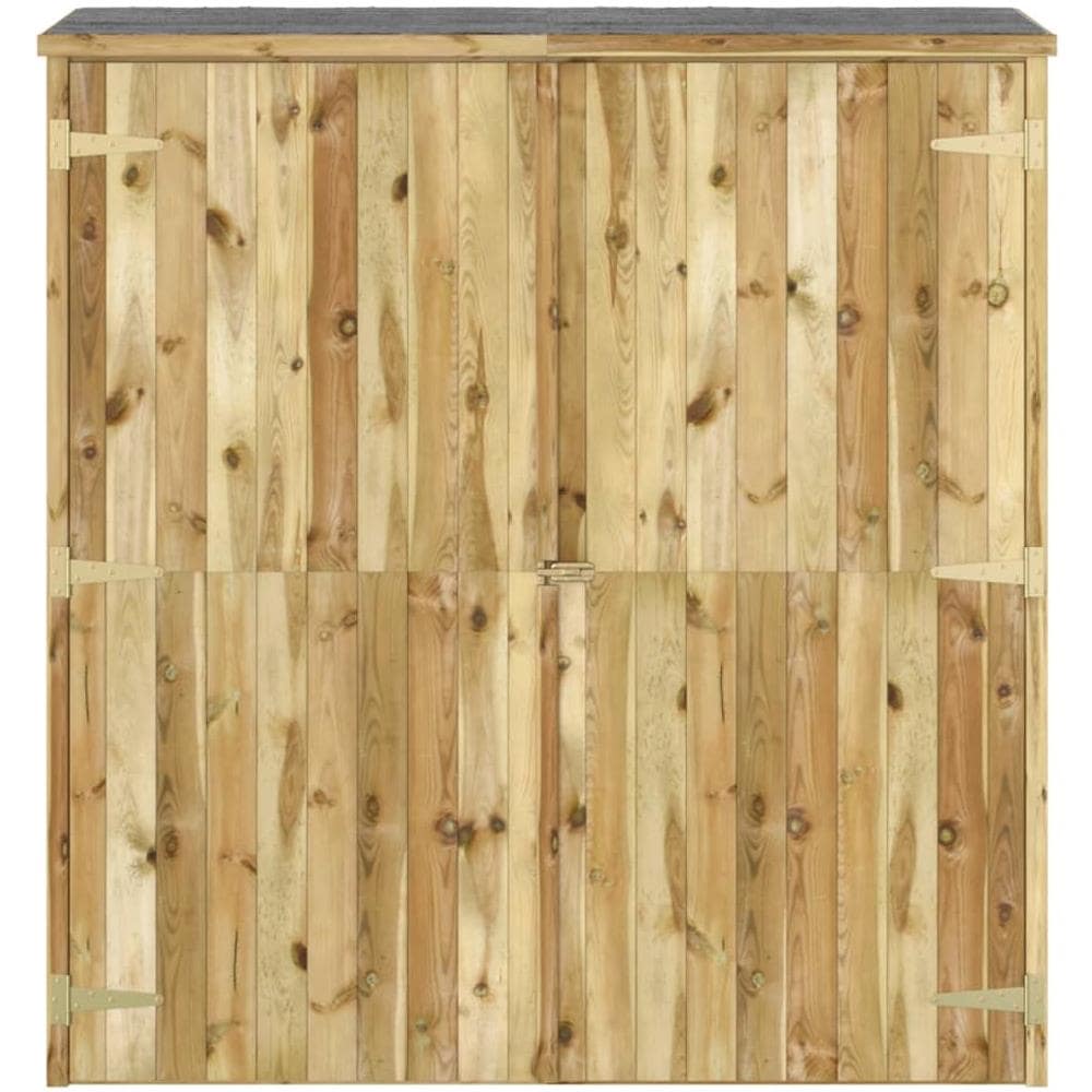 Rimessa Attrezzi Giardino 163x50x171 cm Massello di Pino - Foto 3