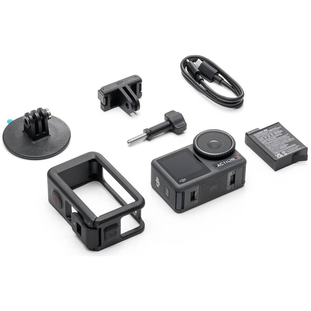 Camera Osmo Action 3 Combo Standard con Schermo 2.25" 4K con FOV Grandangolare HorizonStady Resistente al Freddo Montaggio Verticale a Sgancio Rapido Impermeabile 16 M Doppio Touchscreen - Foto 6