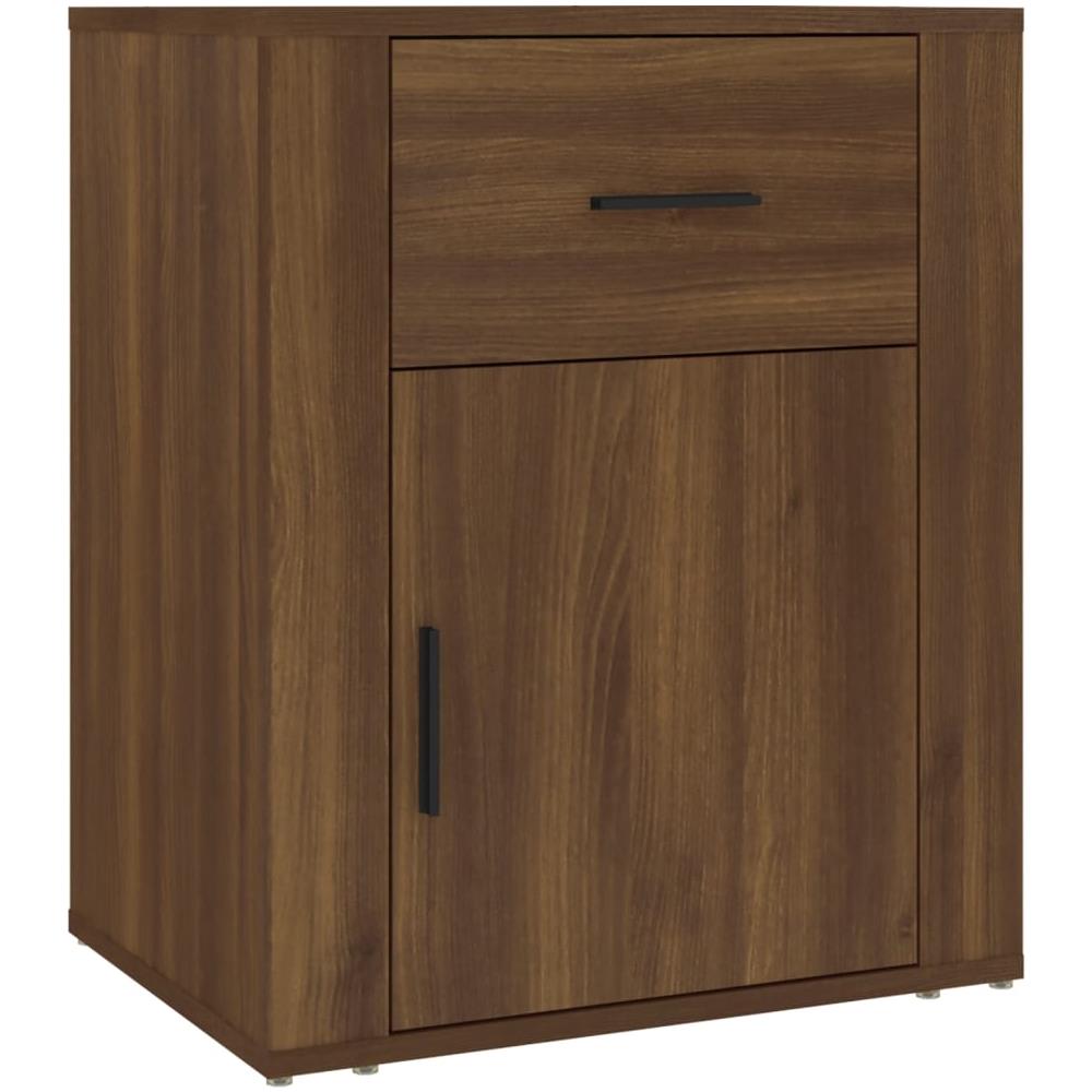 Comodino Rovere Marrone 50x36x60 Cm Legno Multistrato - Foto 2