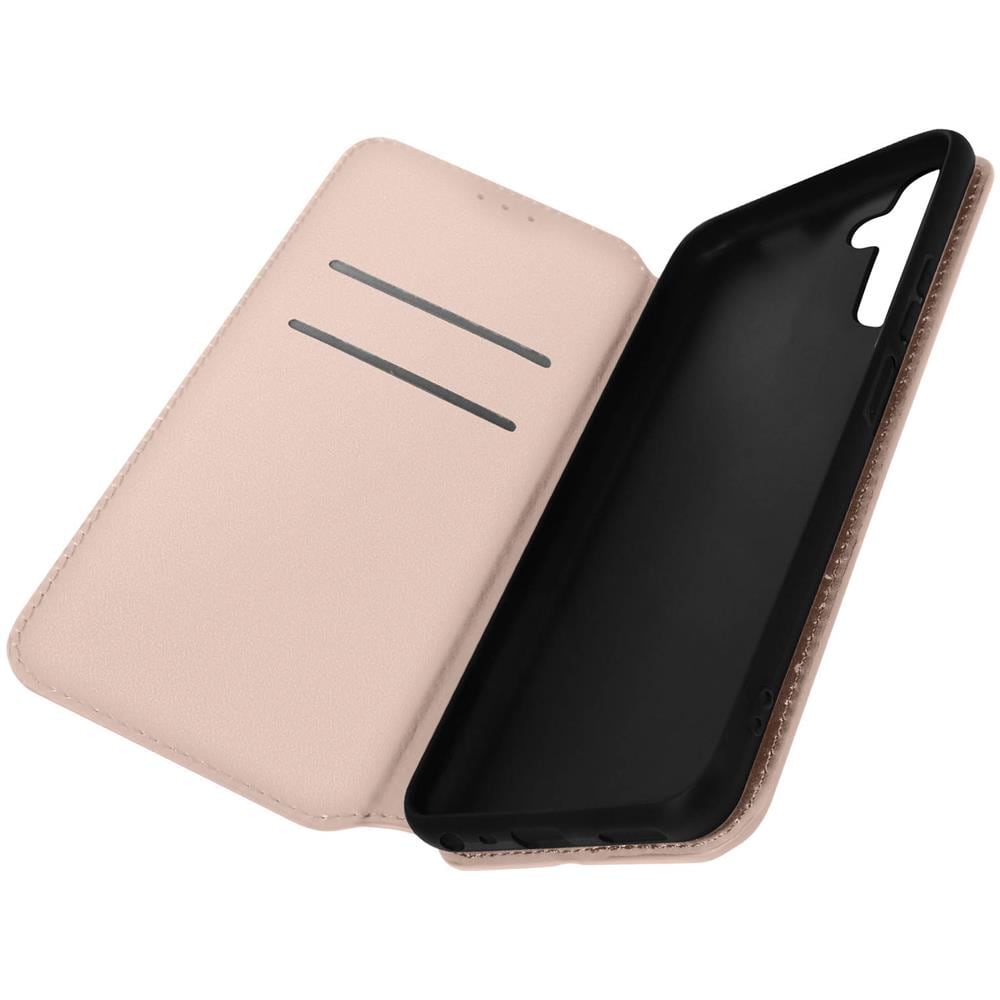 Custodia Per Samsung Galaxy A14 5g E 4g Portafoglio Funzione Supporto Video Rosa - Foto 5