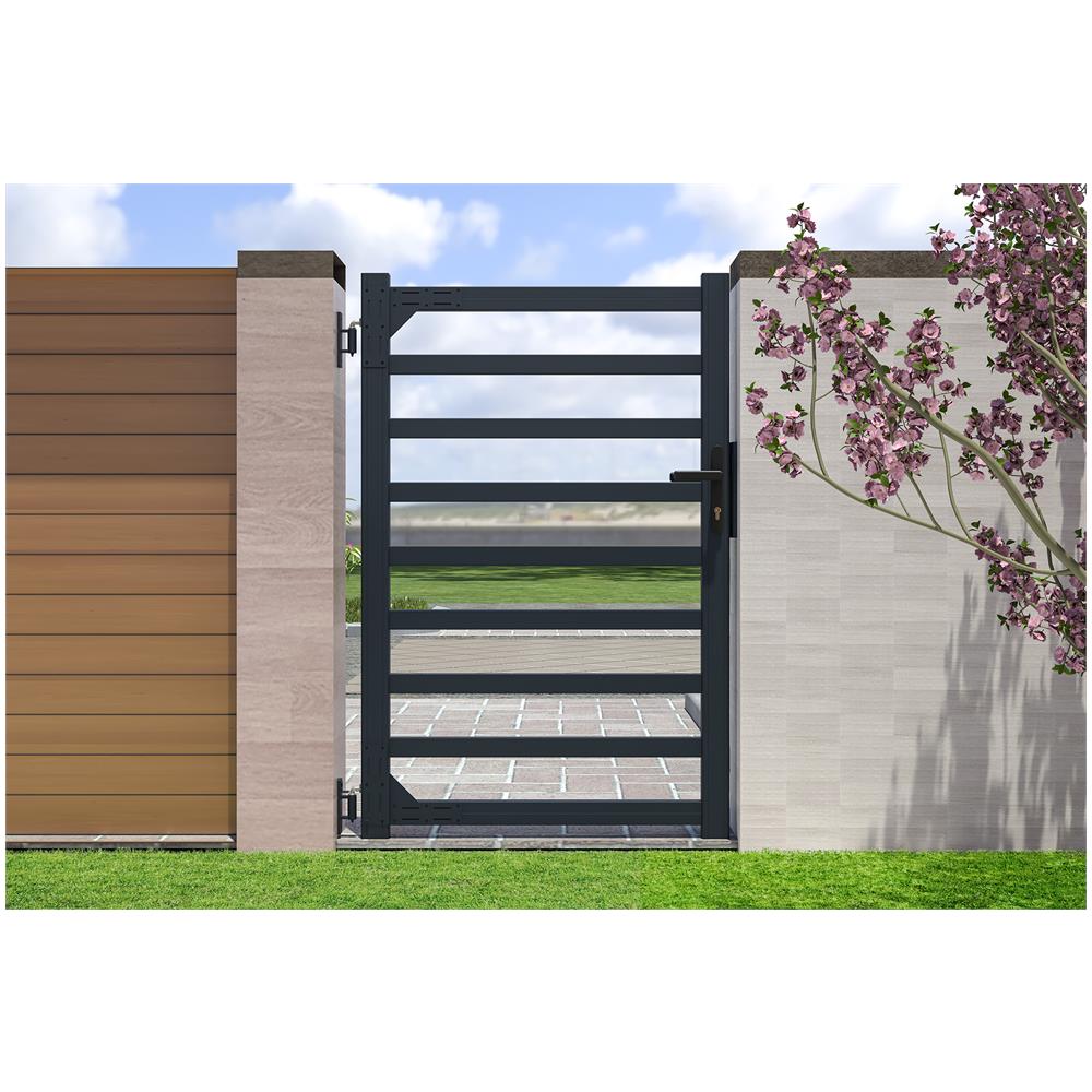 Cancello In Alluminio 1m Antelao 100p140 Grigio - Foto 2