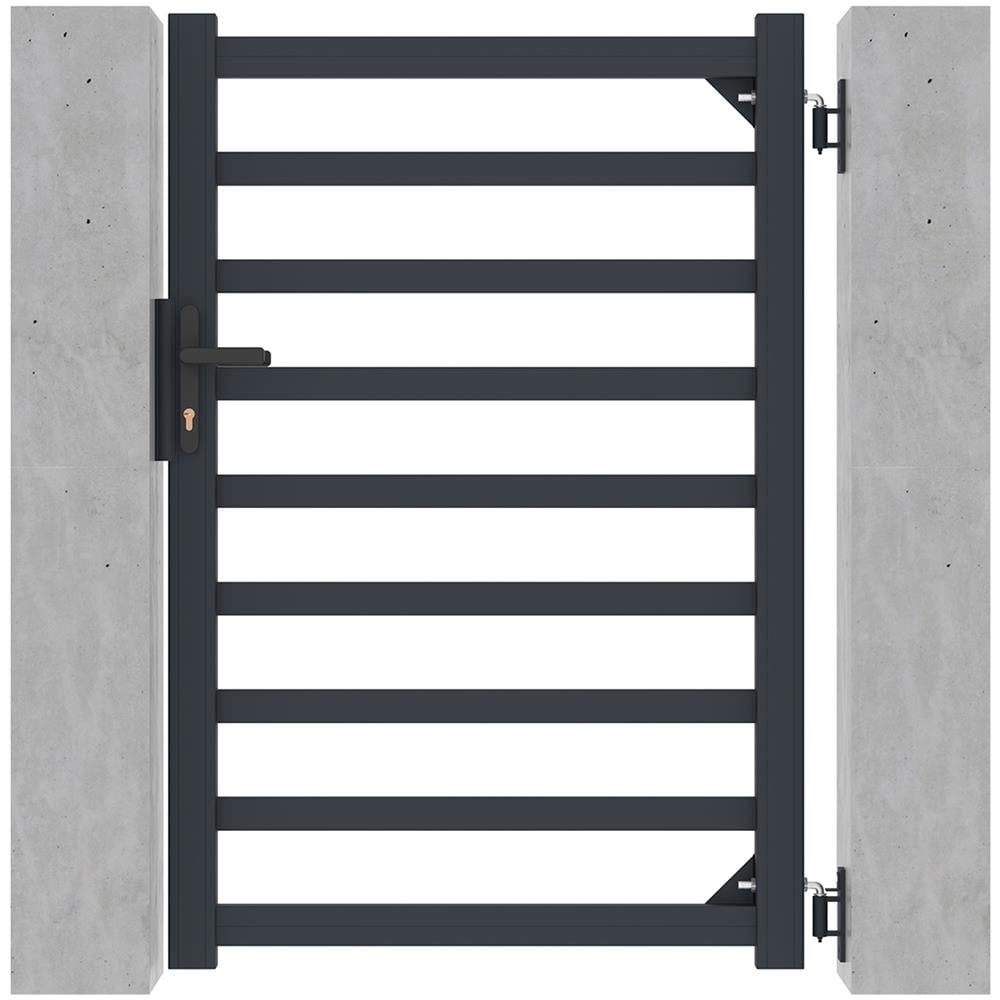 Cancello In Alluminio 1m Antelao 100p140 Grigio - Foto 1