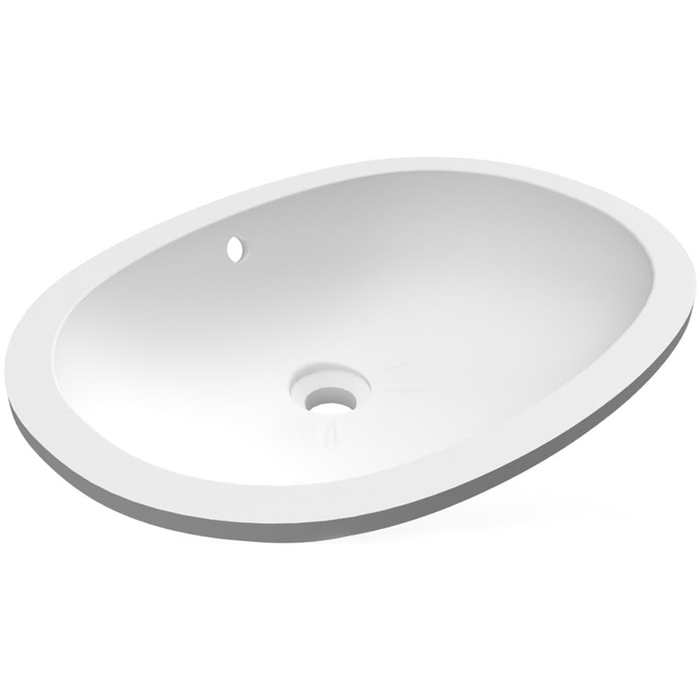 Lavabo Sottopiano Ovale Variant 55x41 Cm Bianco - Foto 2