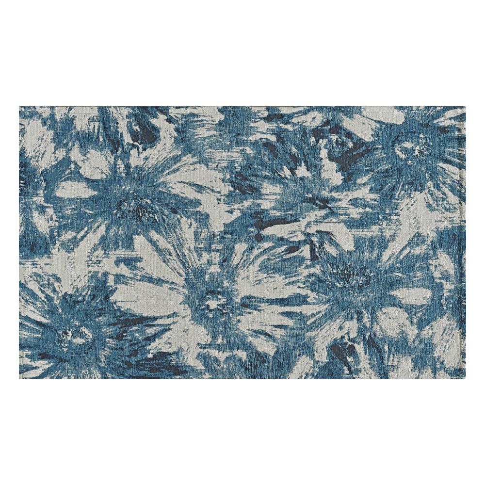 Tappeto Salotto Velour Antiscivolo Disegno Fior Di Loto By Suardi 85x150 Jeans - Foto 1