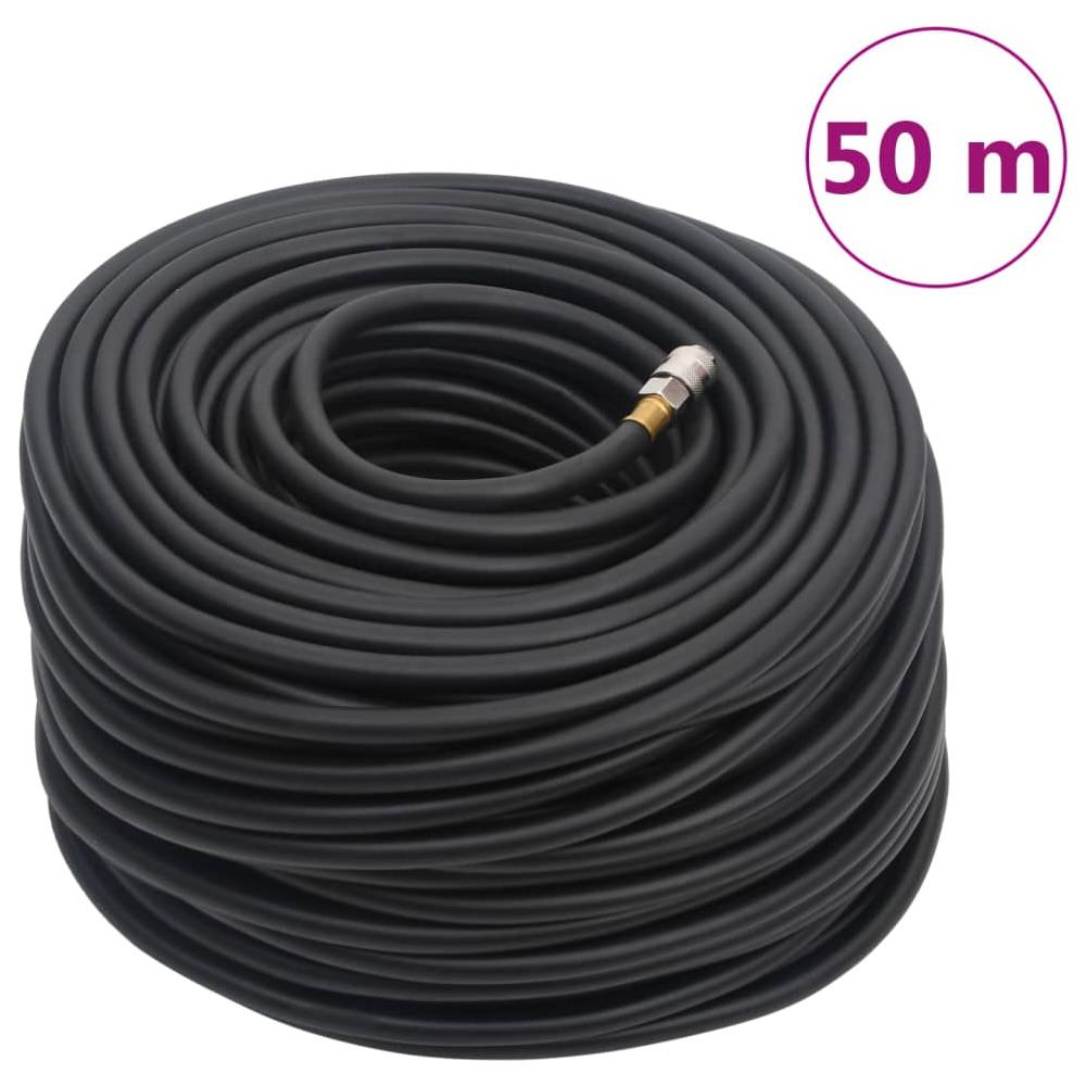 Tubo Aria Ibrido Nero 0,6"" 50 M In Gomma E Pvc - Foto 1