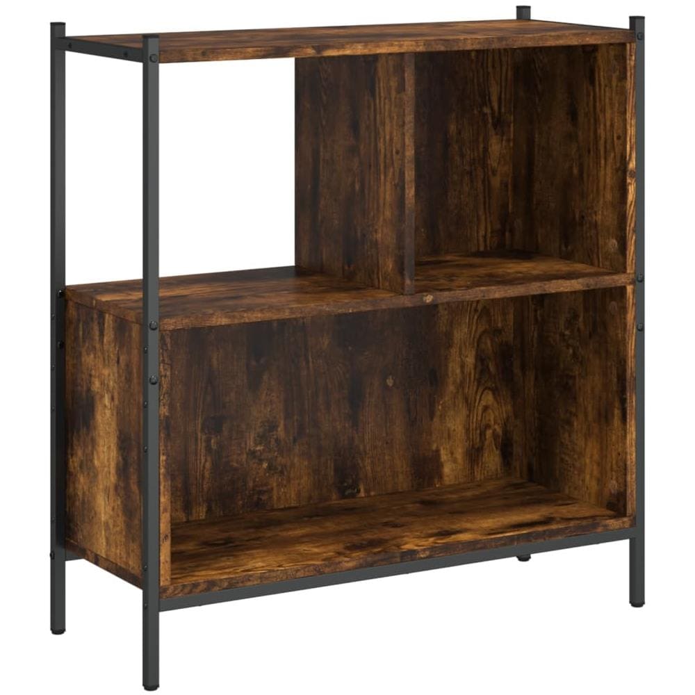 Libreria Rovere Fumo 72x28x77,5 Cm In Legno Multistrato - Foto 2