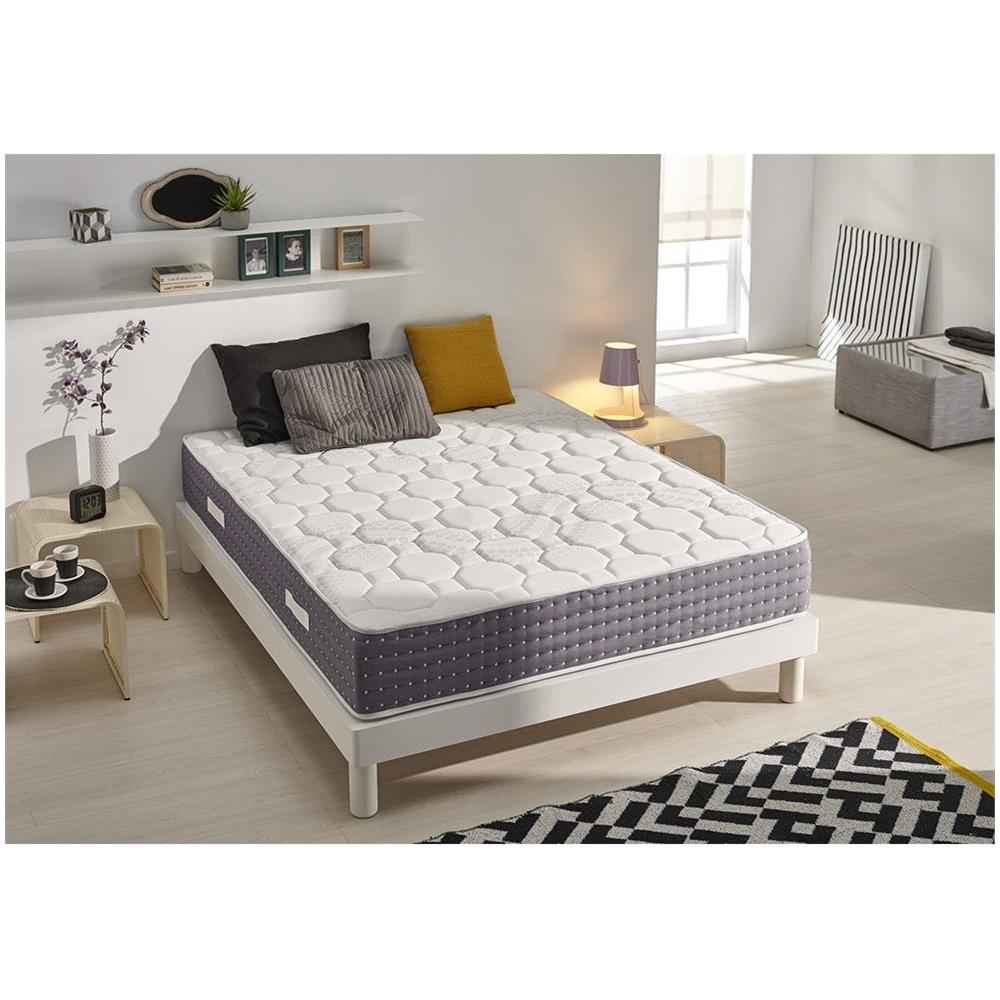 Materasso Visco Spring 90 x 190 Memory Nature Altezza 30cm + /-2 con Visco Gel + Supersoft di - Foto 1