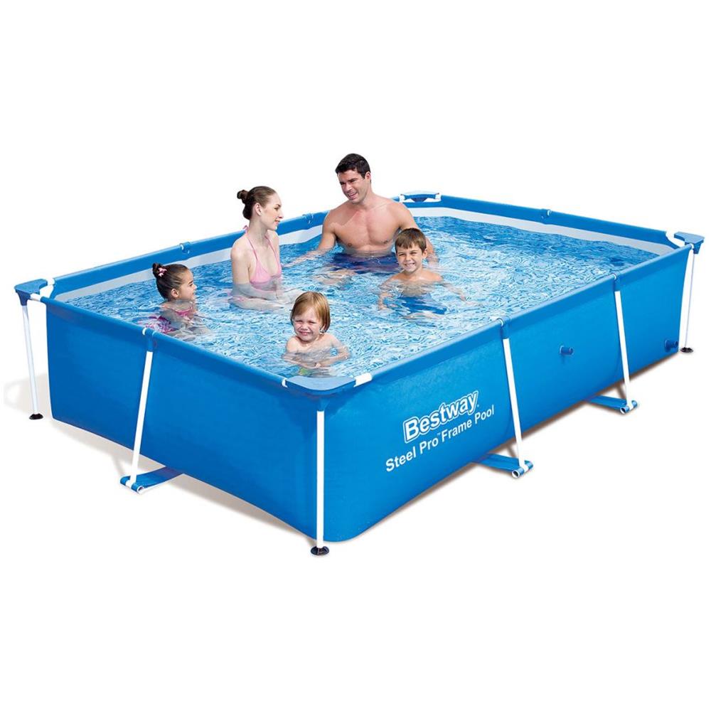 Steel Pro Piscina Rettangolare 259 X 170 61cm Telaio Acciaio - Foto 1