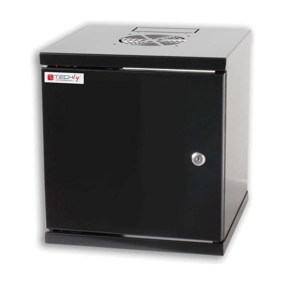 I-CASE EM-1006BKCTY - Armadio Rack 10'' a muro 6 unità Porta Cieca Nero - Foto 1