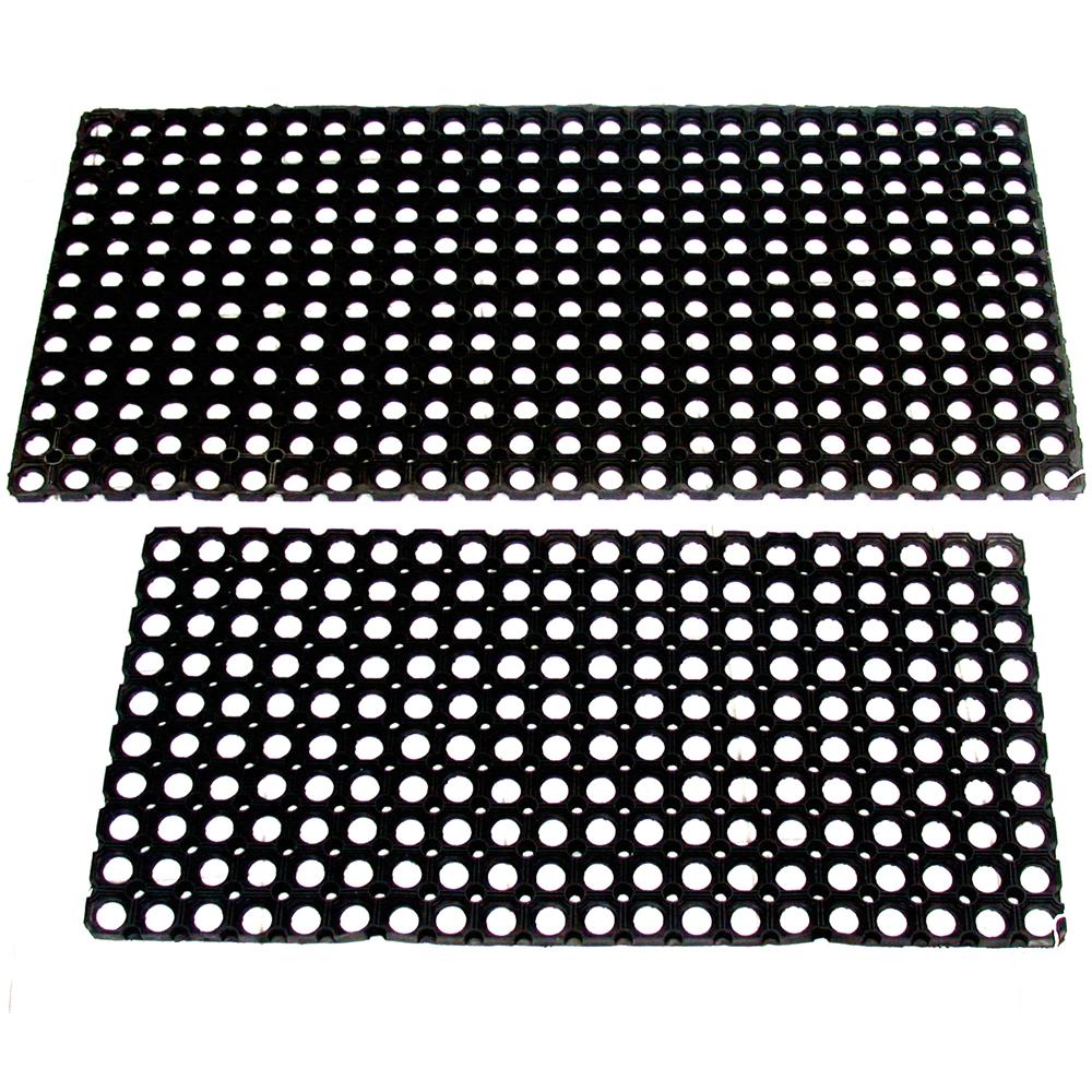 Tappeto Gomma 'compos' 50x100 Nero Arredo - Foto 1