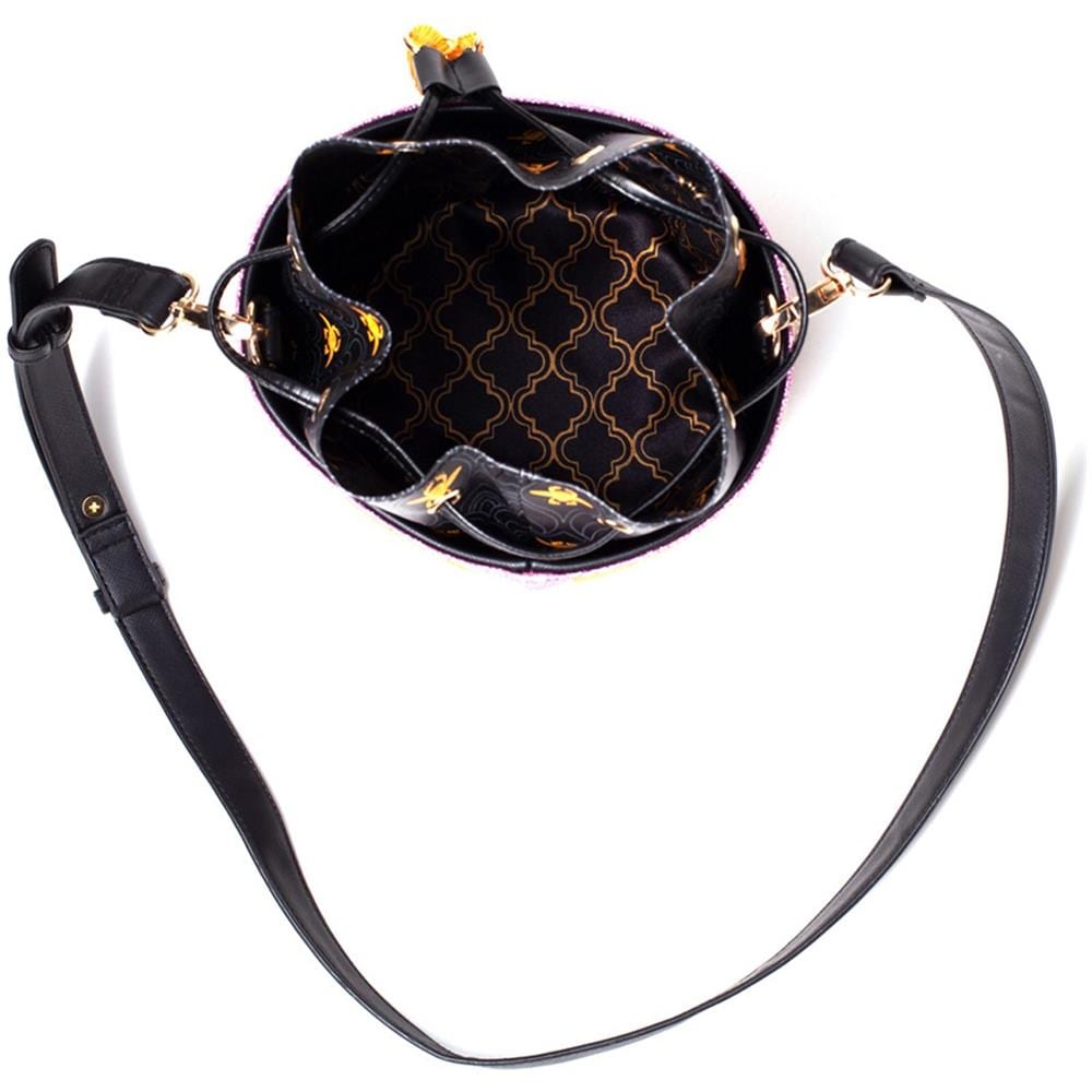 Borsetta Donna Disney Aladdin Magic Carped Glitter Drawstring Bucket Multicolor (default, Blu) - Foto 2