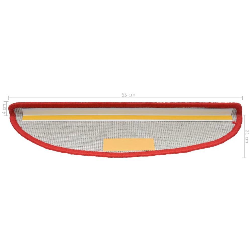 Tappetini Per Scale 15 Pz Rossi 65x25 Cm - Foto 12