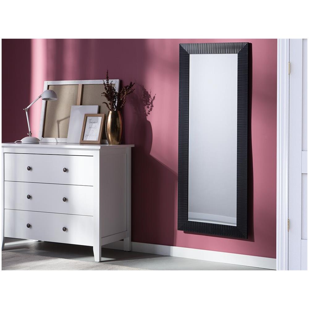 Specchio Da Parete In Color Nero 50x130cm Draveil - Foto 1