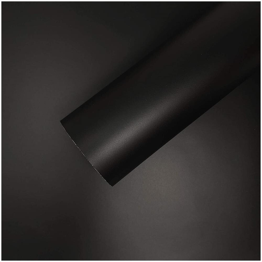 Foglio Pellicola Adesiva Per Wrapping Nero Opaco, 35 X 25 Cm - Foto 1