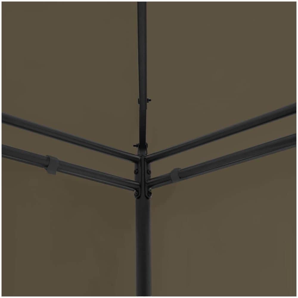 Gazebo con Tende 600x298x270 cm Grigio Talpa 180 g / m² - Foto 2