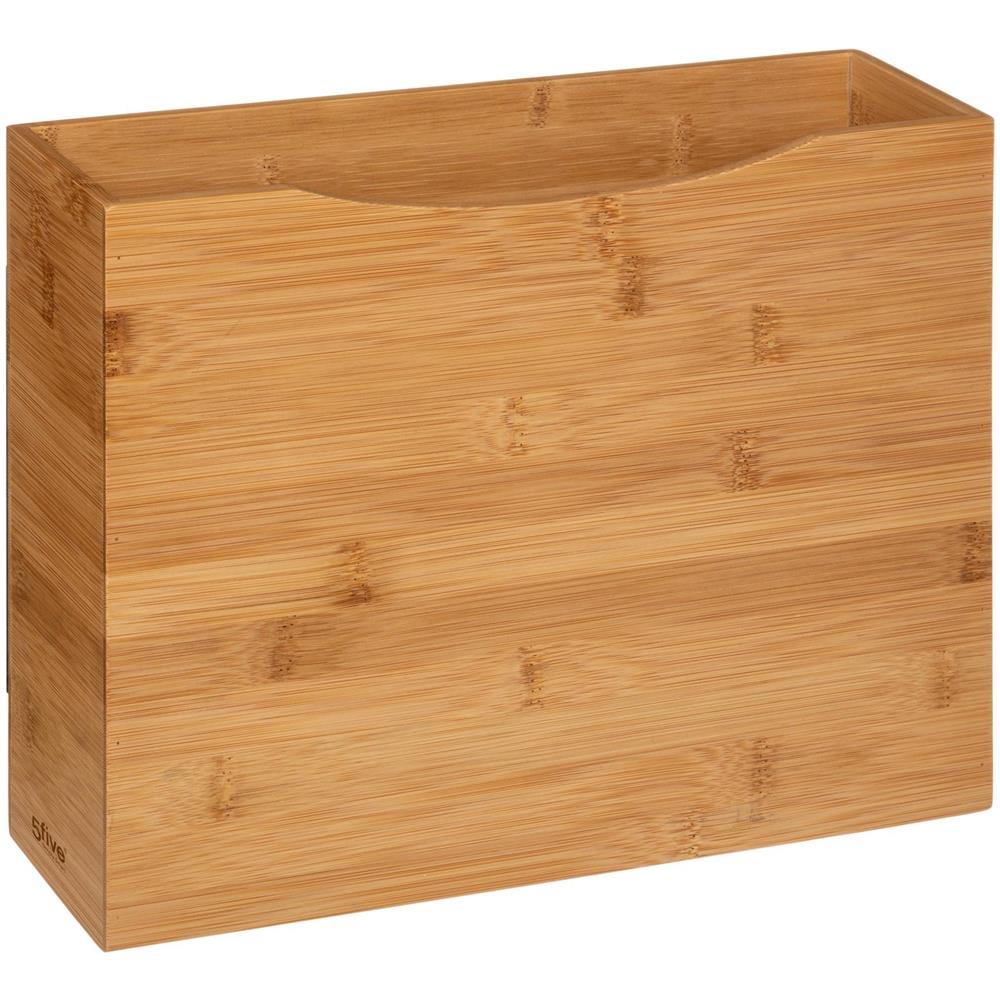 Organizzatore Per Cucina In Bamboo Naturale Aimante 31x8,5x H25 Cm - Foto 4