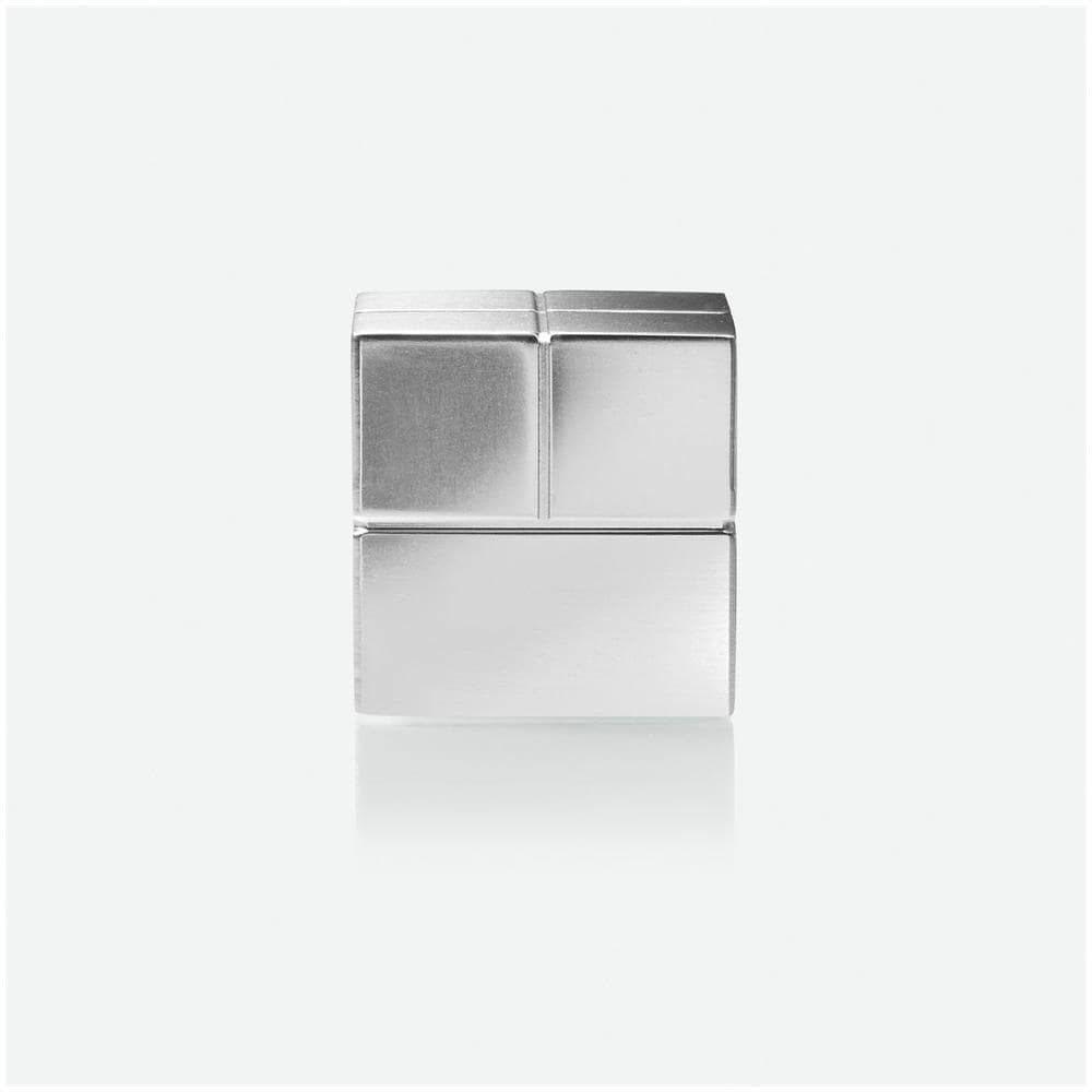 Magneti SuperDym Artverum a Forma di Cubo Colore Argento 2 pz - Foto 2