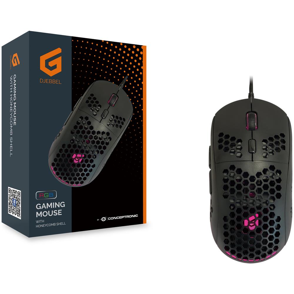 Gaming Mouse 6 Prog. Buttons 6400dpi - Foto 2