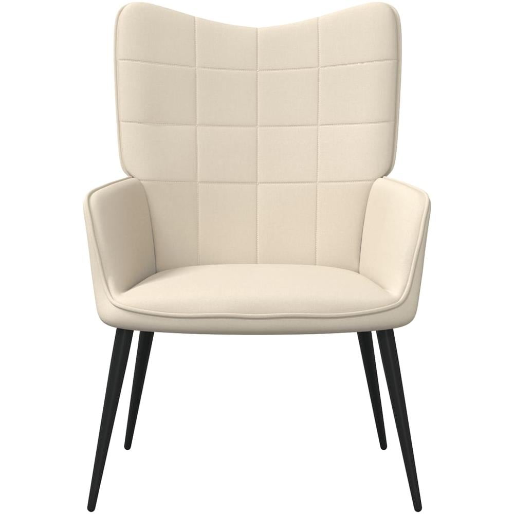 Sedia Relax Crema in Tessuto - Foto 2