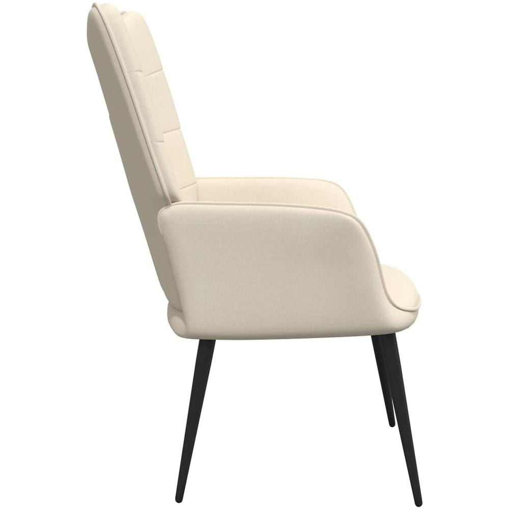 Sedia Relax Crema in Tessuto - Foto 3