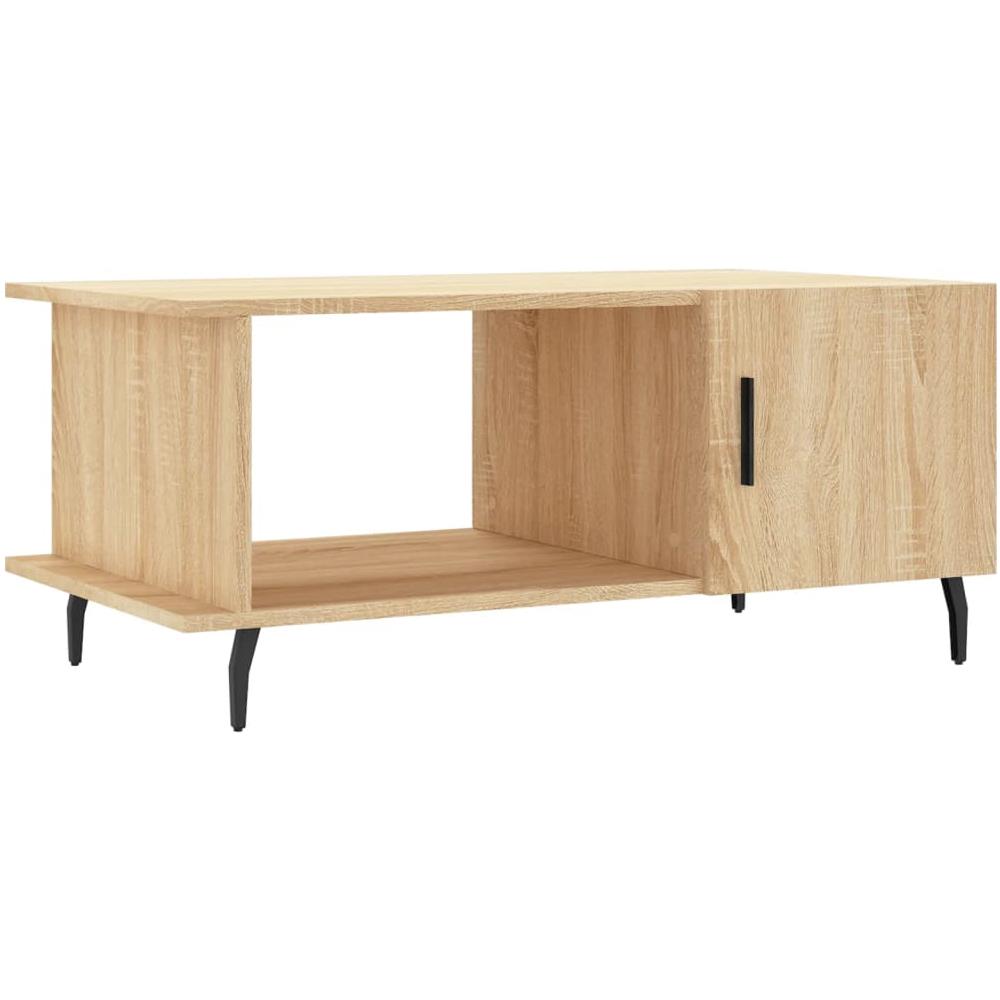 Tavolino Da Salotto Rovere Sonoma 90x50x40 Cm Legno Multistrato - Foto 2