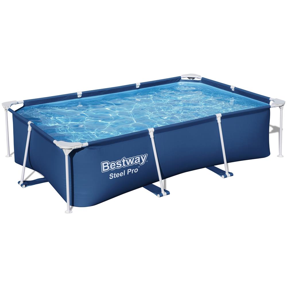 56403 / 23 piscina fuori terra Piscina con bordi Piscina rettangolare 2300 L Blu - Foto 2