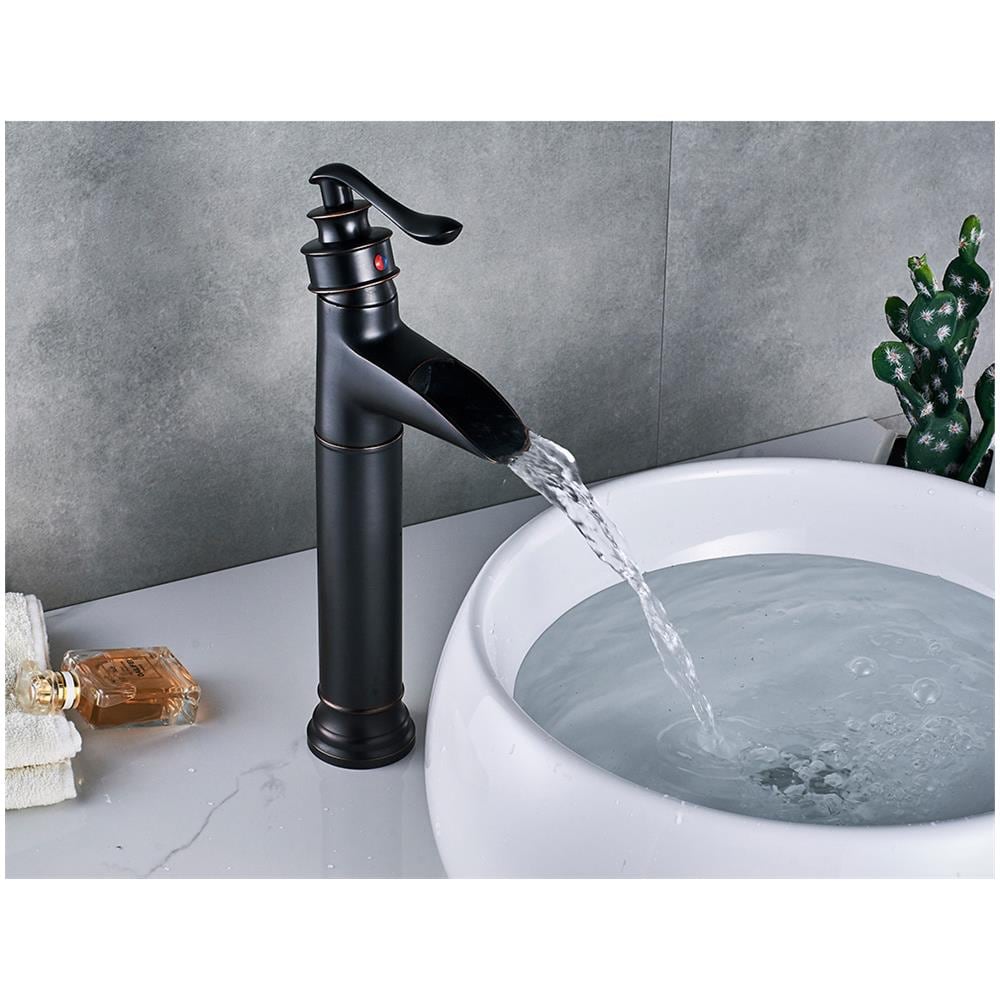 Rubinetto per lavabo da bagno, Blackswan, tipo M55, modello nero anticato, misura 35,5 cm - Foto 2