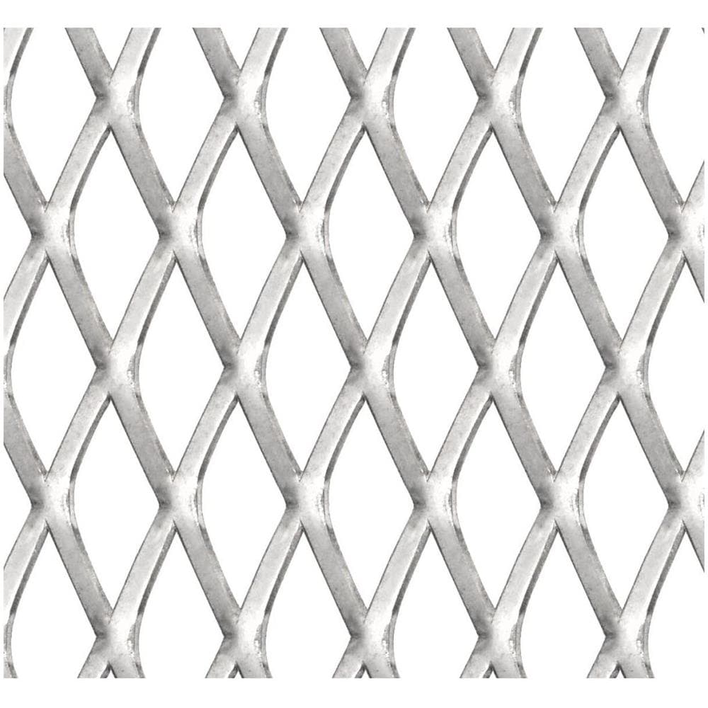 Pannello Rete Metallica Espansa Acciaio 100x100cm 30x17x2,5mm - Foto 3