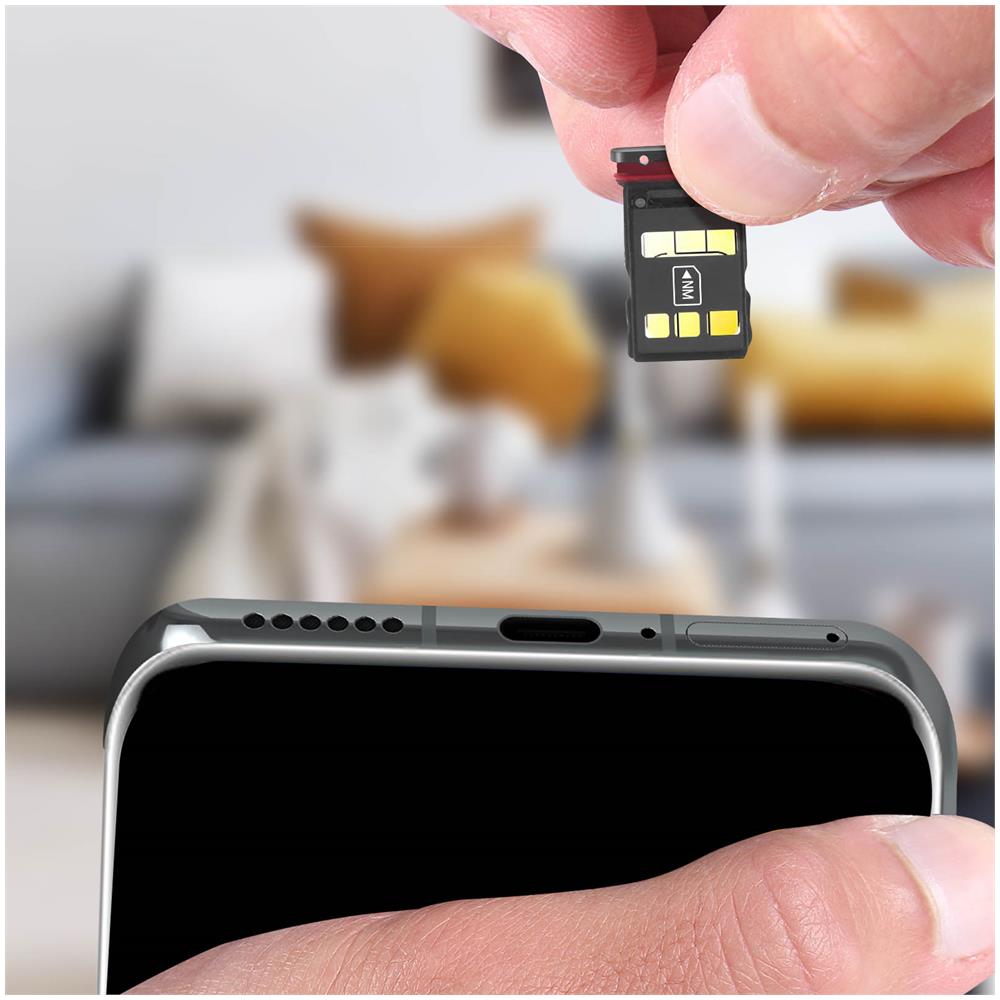 Alloggio Sim Huawei P40 / P40 Pro Supporto Scheda Sim + Nano Memory Card - Nero - Foto 4