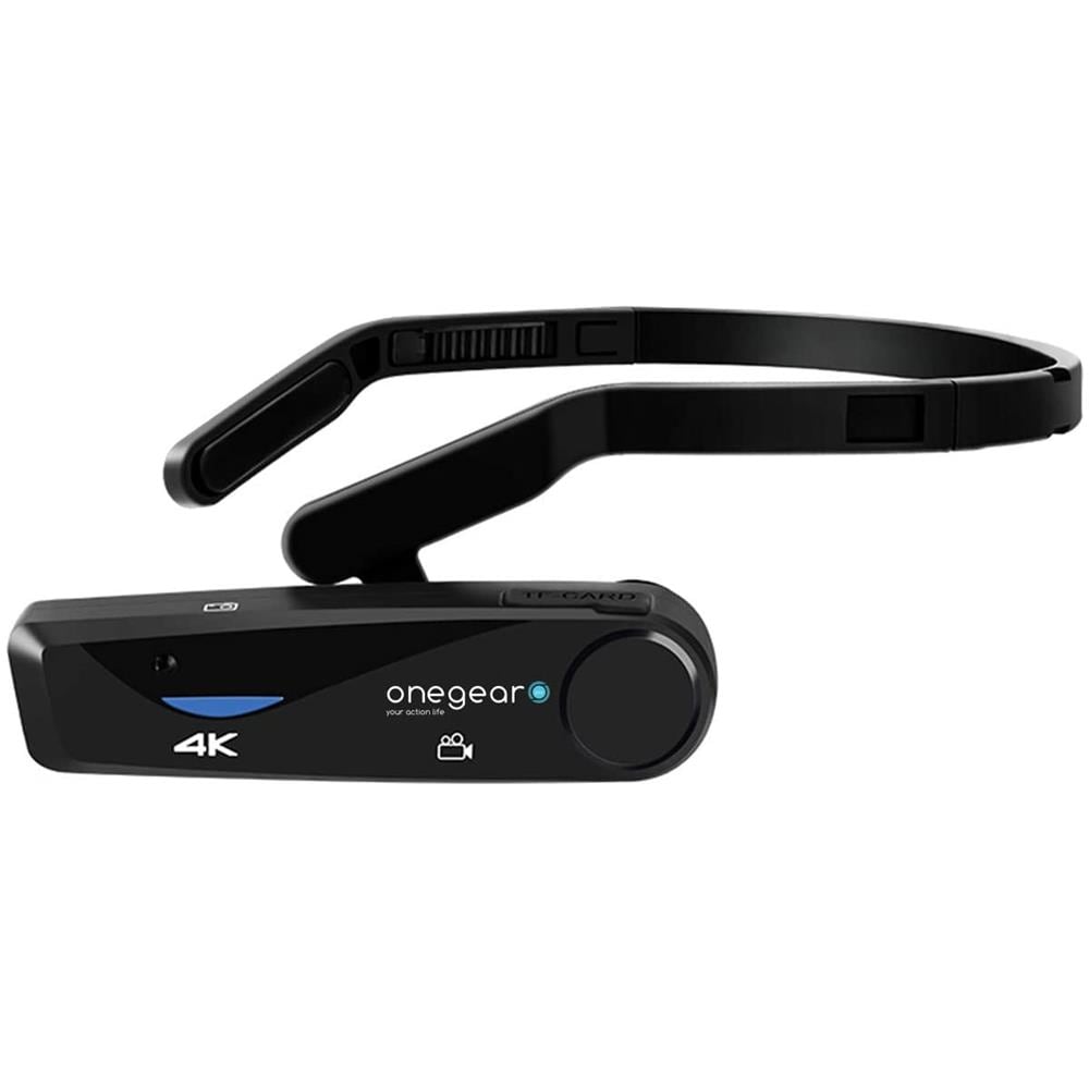 pro Vlogger Cam 4k 30 Fps Pov Cam Stabilizzatore Pro Con Fissaggo Ad Archetto Vlog Hands-free Pov Camcorder Videocamera Indossabile Per Catturare & Condividere Ciò Che Vedi O Realizzi, Nero - Foto 2