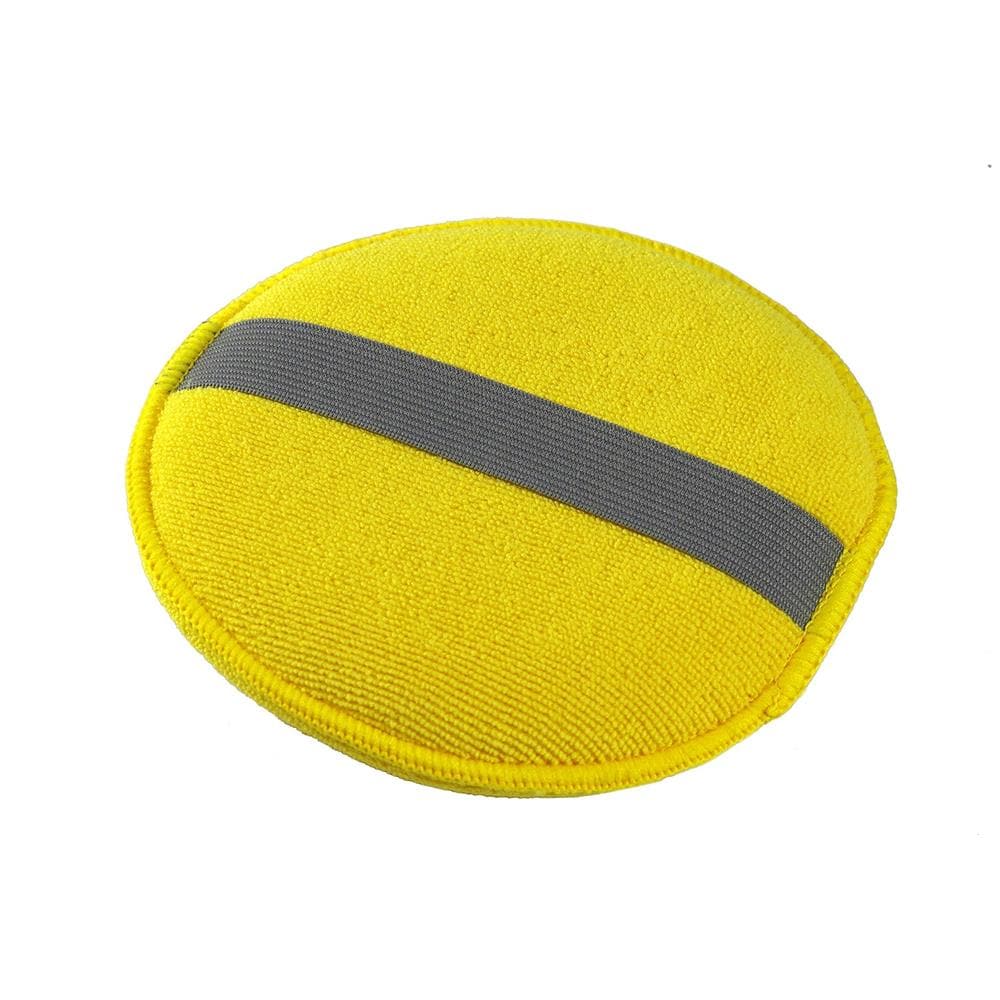 46pp Microfibra Mano Insieme Lucidatura Spugna Di 6 130x25 Mm Cera Pad Applicatore Per Cere Lucidanti Vernici Pulitore Auto Smalto Invece Di Lucidatrice - Foto 4
