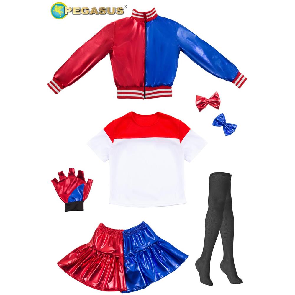 Costume Harley Queen G. 10/11 Anni Carnevale Pegasus - Foto 5