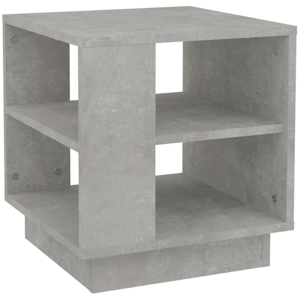 Tavolino Salotto Grigio Cemento 40x40x43 Cm Legno Multistrato - Foto 2