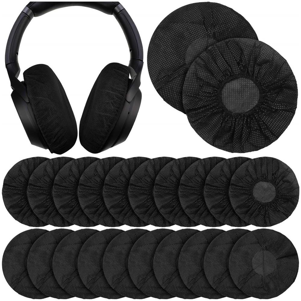 Cuffie Monouso Per Cuffie 11 Cm 100 Parti Nero - Foto 1