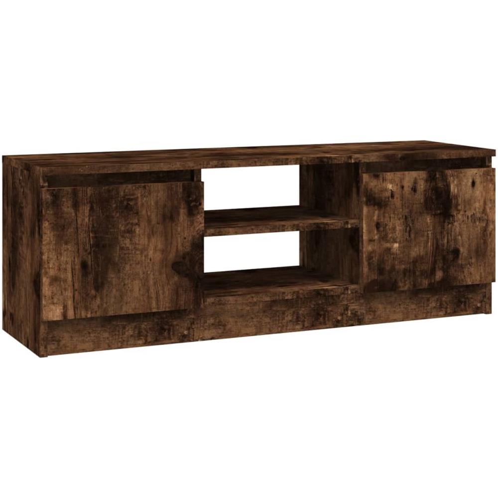 Mobile Porta Tv Con Anta Rovere Fumo 102x30x36 Cm - Foto 2