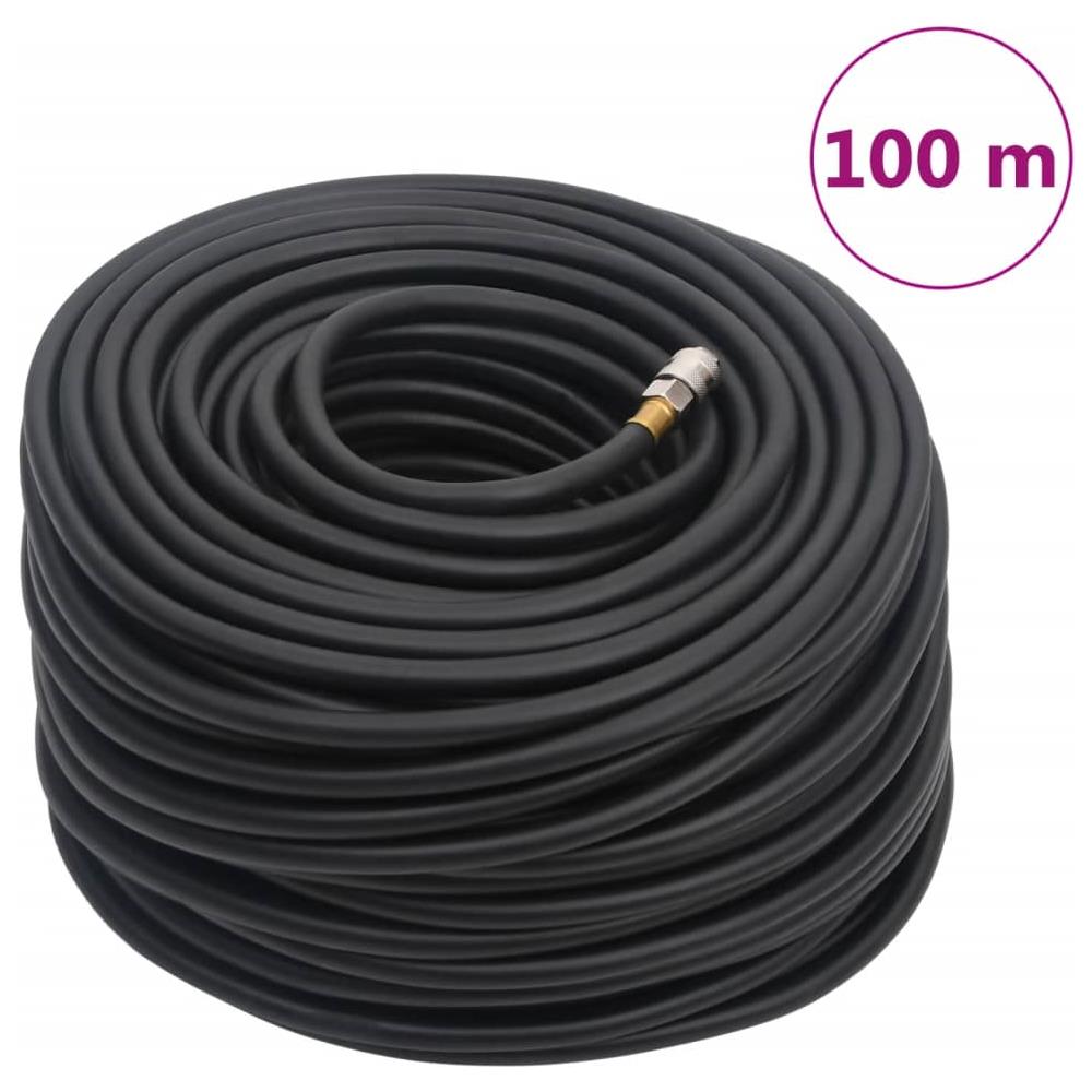Tubo Aria Ibrido Nero 0,6"" 100 M In Gomma E Pvc - Foto 1