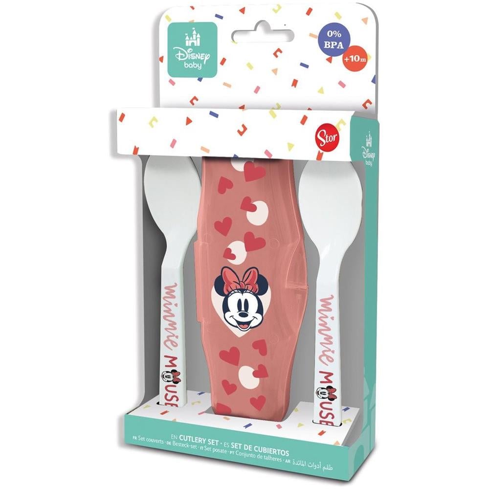 Disney Baby Set 2 Cucchiai Con Custodia Minnie Art. 10766 - Foto 1