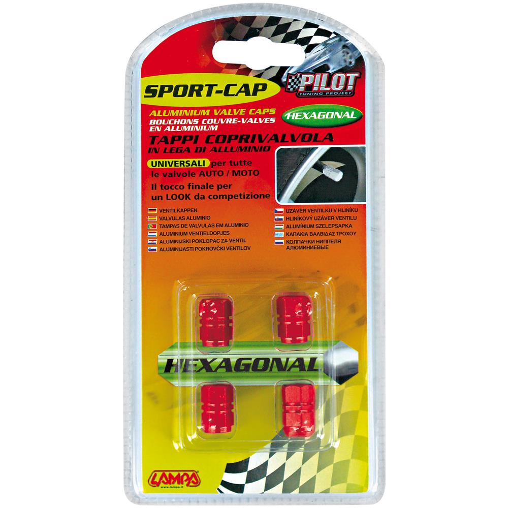 Sport-cap Exagonal Rosso - Foto 5