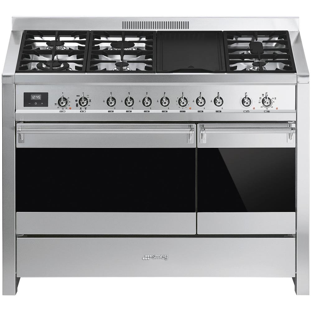 Cucina Elettrica A3-81 6 Fuochi a Gas Forno Gas+ Elettrico Multifunzione Termoventilato Classe A e B Dimensioni 90 x 60 cm Colore Acciaio Inox Serie Opera - Foto 1