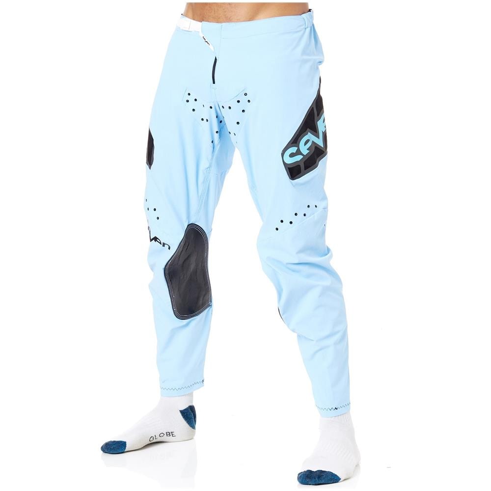 Pantaloni Motocross 2019 Zero Raider Blu Nero (30 Vita = Eu 46, Blu) - Foto 4