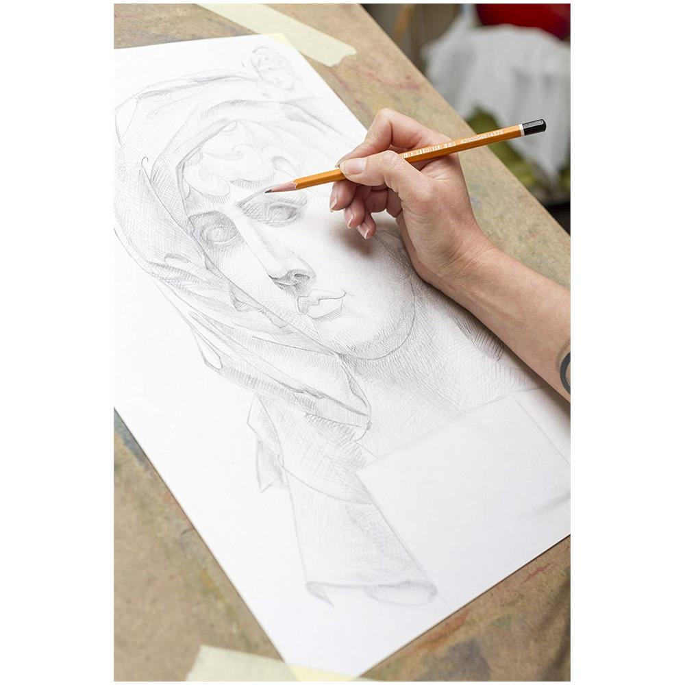 37266c Risma Carta Disegno Schizzo, 120 X 80 X 0.2 Cm, Bianco - Foto 2