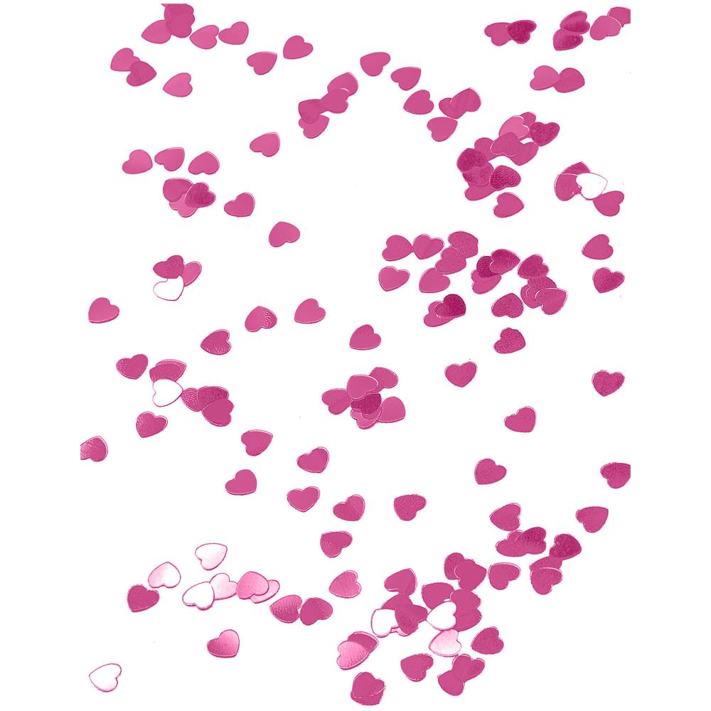 Amscan - Coriandoli A Forma Di Cuore Fucsia Metallizzato - Foto 1