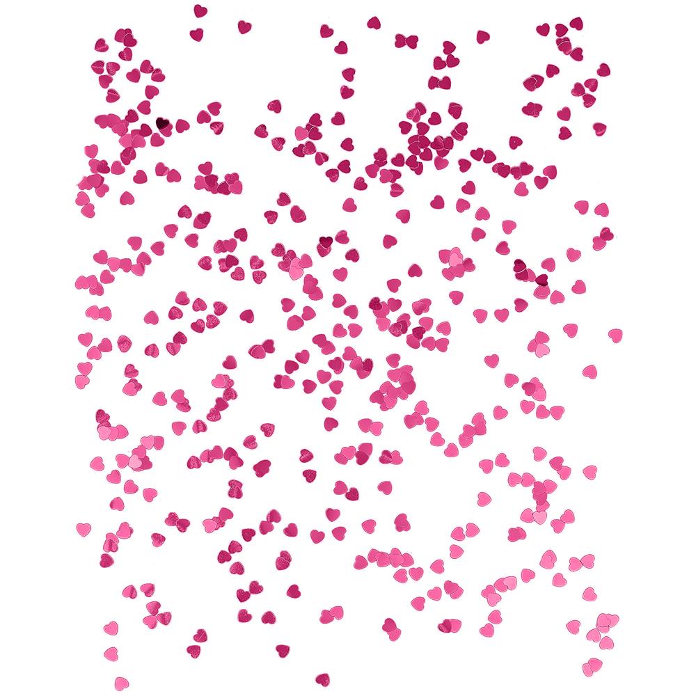 Amscan - Coriandoli A Forma Di Cuore Fucsia Metallizzato - Foto 2