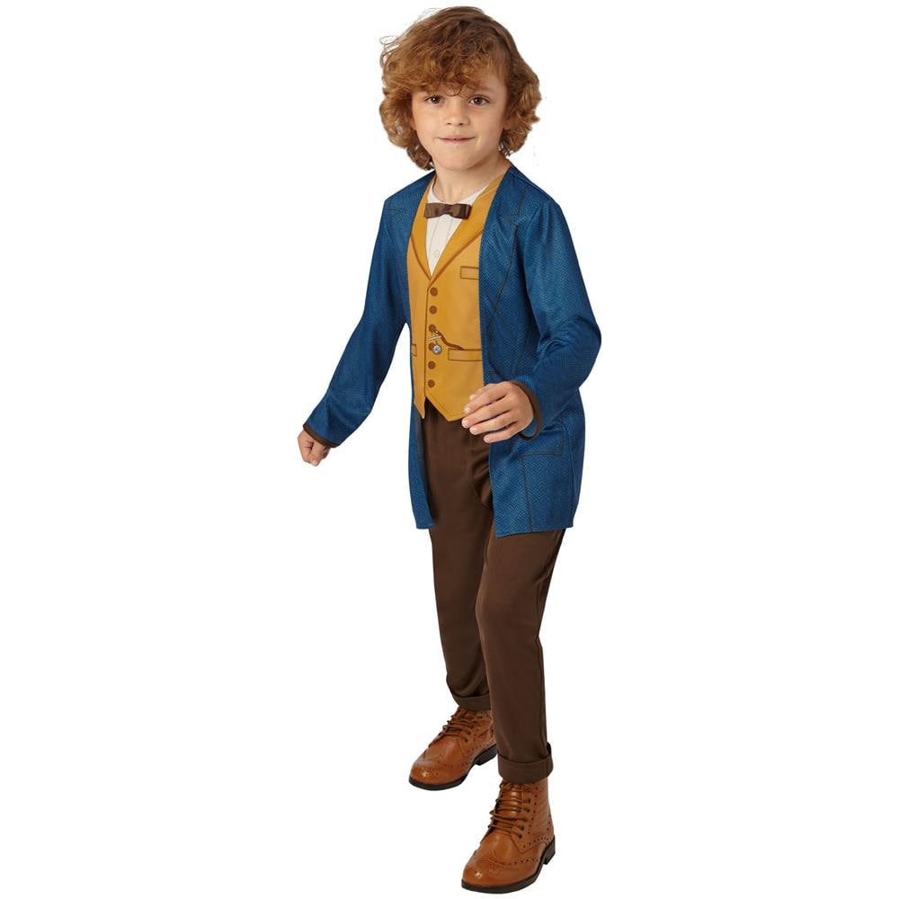 Costume Newt Scamander De Gli Animali Fantastici Bambino - Taglia: 5 A 6 Anni - Foto 1