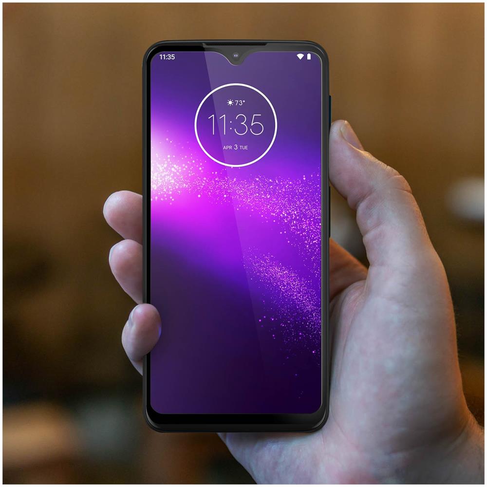 Pellicola Motorola One Macro Protezione Vetro Temperato Contorno Nero - Foto 2