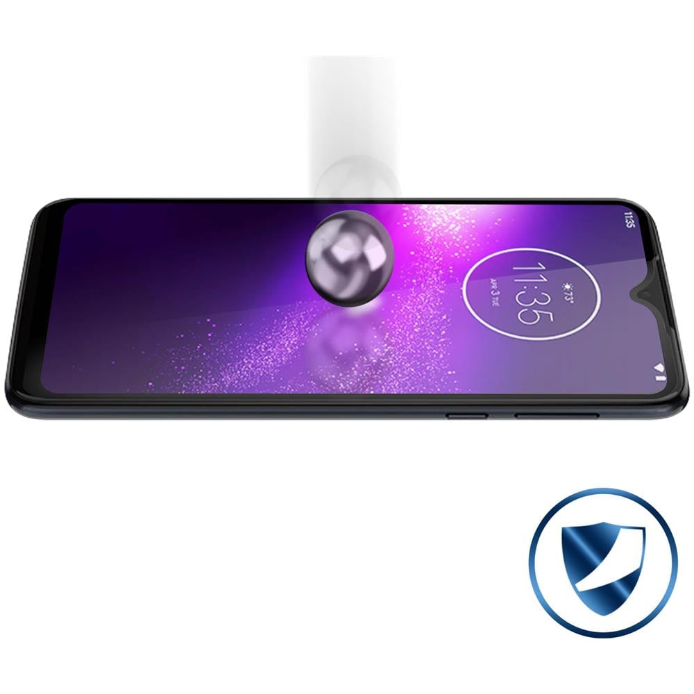 Pellicola Motorola One Macro Protezione Vetro Temperato Contorno Nero - Foto 5